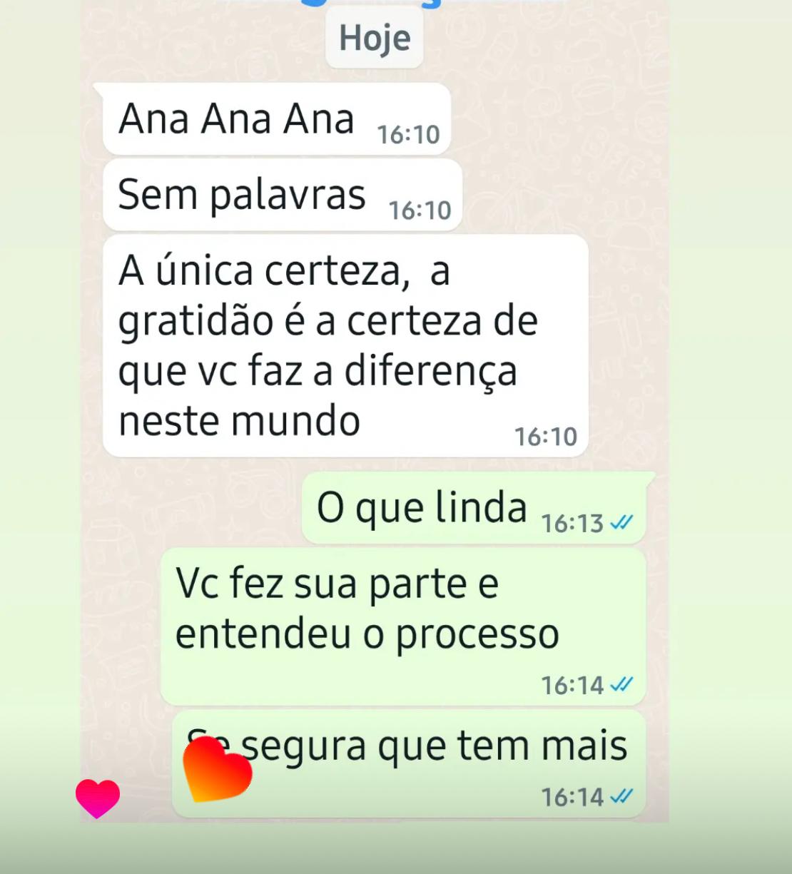 Relato real sobre o trabalho profissional de Ana Castro
