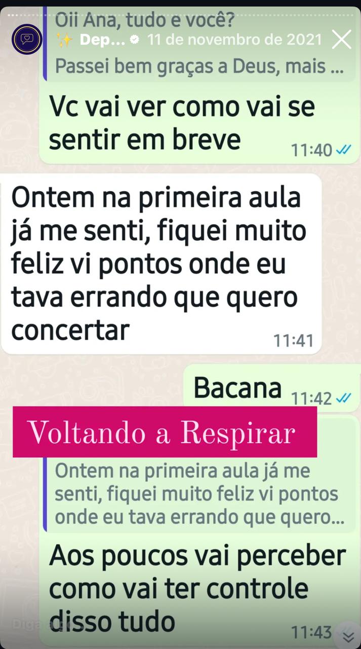 Relato real de uma mulher acompanhada por Ana Castro